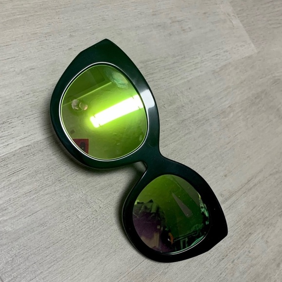 Alice + Olivia Walker “Love You” Sunglasses. main image 6